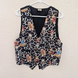 Vintage 90's Flintstones Vest Women's 1994 Cartoon